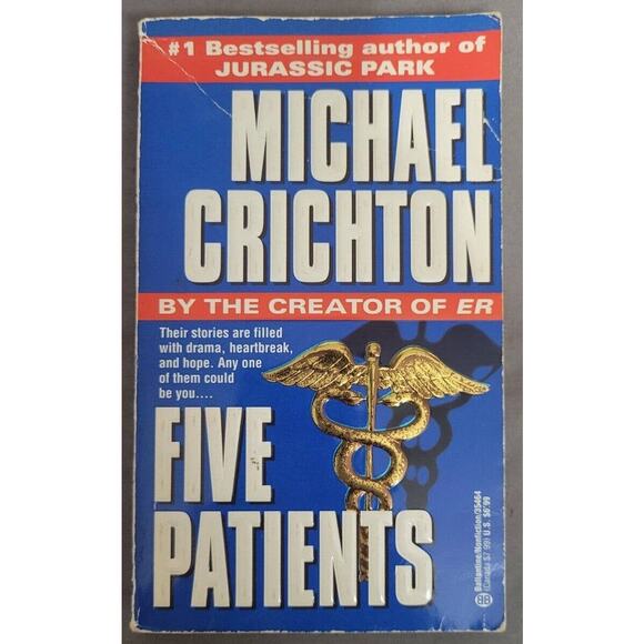 Five Patients Michael Crichton Book Paperback - Picture 1 of 1